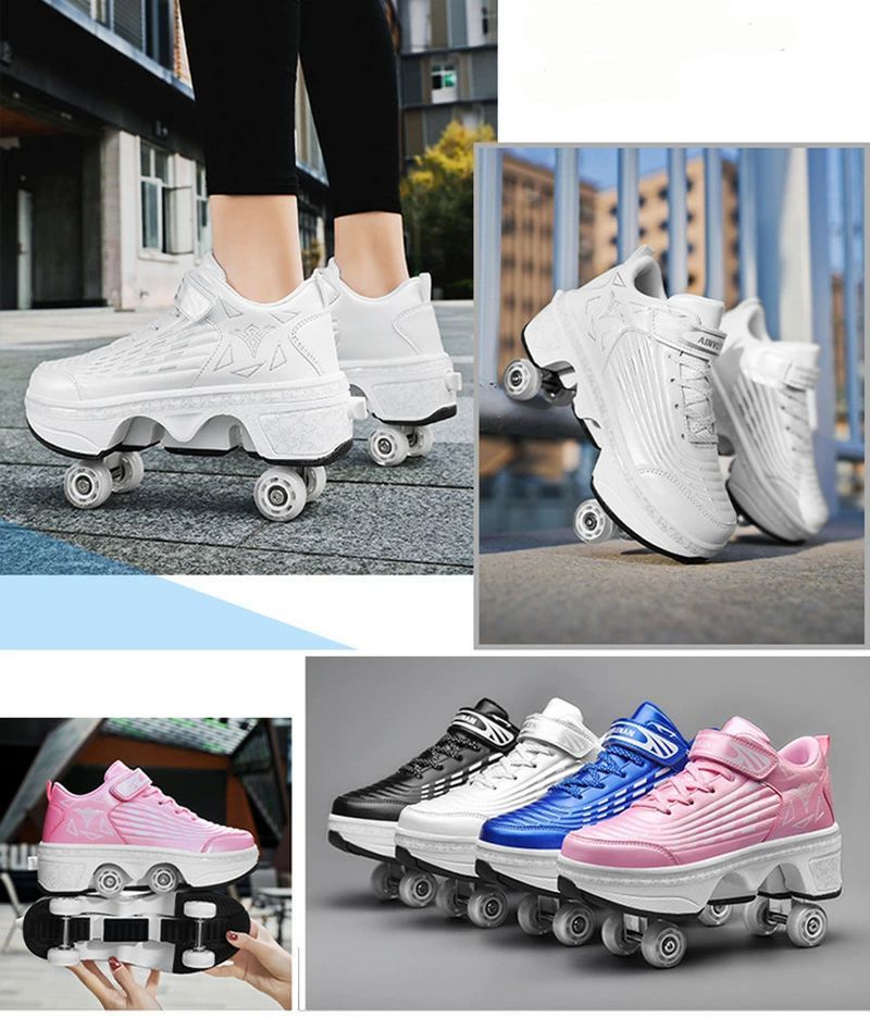 ローラーシューズ ローラースケート キッズ 大人 ローラーシューズ 子供 メンズ 靴 2way 女の子 スニーカー 通気性 ローラースケート ローラースニーカー 学生 カコイイ 送料無料 父の日 3