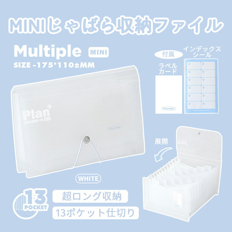 新学期の必需品！ドキュメントファイル A4 A6 じゃばらファイル 13ポケット 25 ポケットインデックス付き 書類収納 持ち運び 書類整理 書類保管ケース プリント入れ 書類入れ 子供 学校 オフィス 仕事 説明書保管 キャンバス風 ゴムバンド 縦 横 beautopia-10000911 Beautopia パッケージ画像