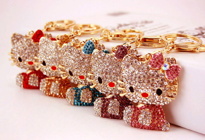 【ネコポス便対応】キャラクター リボン タッセルチャーム スウェード バッグ タッセル チャーム キーホルダー レディース イニシャル フリンジ バッグチャーム...