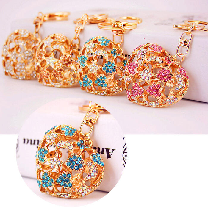 【ネコポス便対応】キラキラ ハートタッセルチャーム スウェード バッグ タッセル チャーム キーホルダー レディース イニシャル フリンジ バッグチャーム タッ...