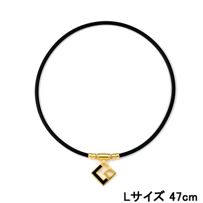 コラントッテ TAO ネックレス AURA プレミアムゴールド×ブラック 【Lサイズ 47cm】