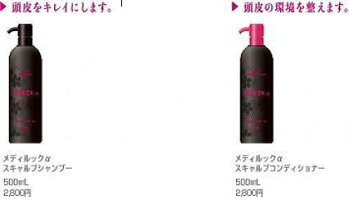 【送料無料】【数量限定】ホーユーメディルックαシャンプー500ml&コンディショナー500mlセット