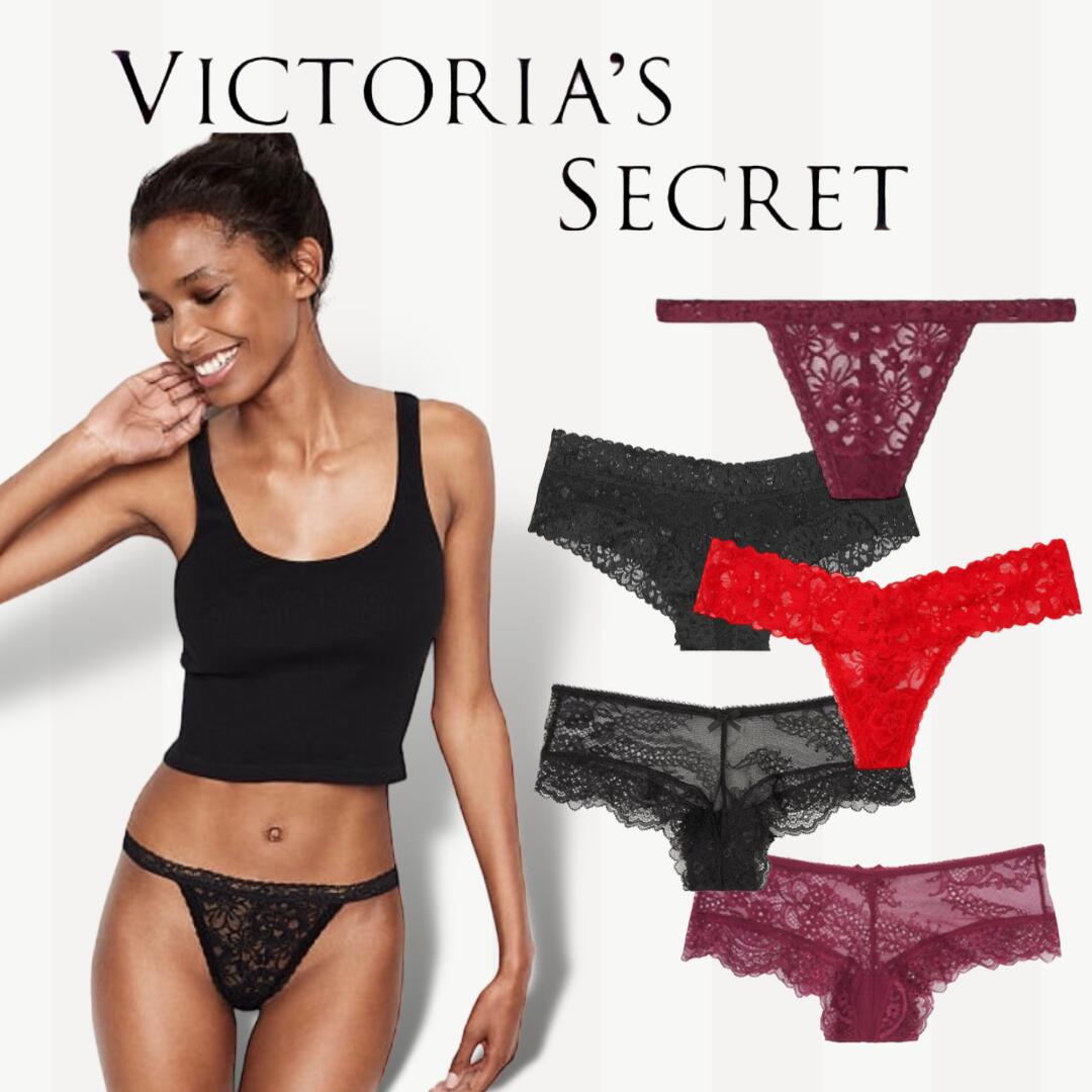 【送料無料】《VICTORIA'S SECRET ショーツ レースタイプ》 レディース　ヴィクトリアシークレット　パンツ　アンダーウェア　ボーイズ..