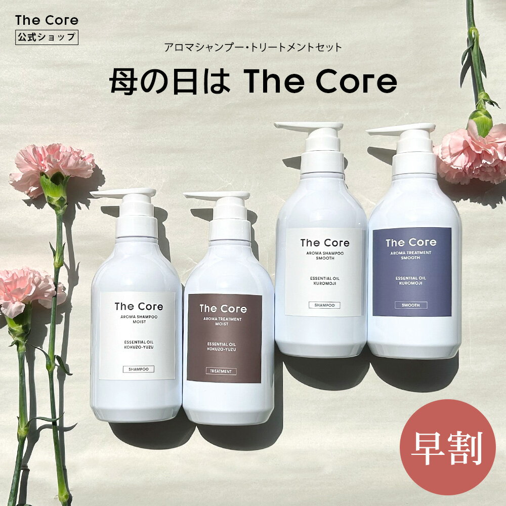 ＼[ 早割 ] 母の日 ギフト 受付中／ [ The Core ／ ザ コア ] シャンプー ・ トリートメント セット（ おすすめ ノンシリコン タンパク質 アミノ酸 ヘマチン 高級シャンプー ヘマチンシャンプー 抜け毛予防 エイジング カラーケア プレゼント ）のサムネイル
