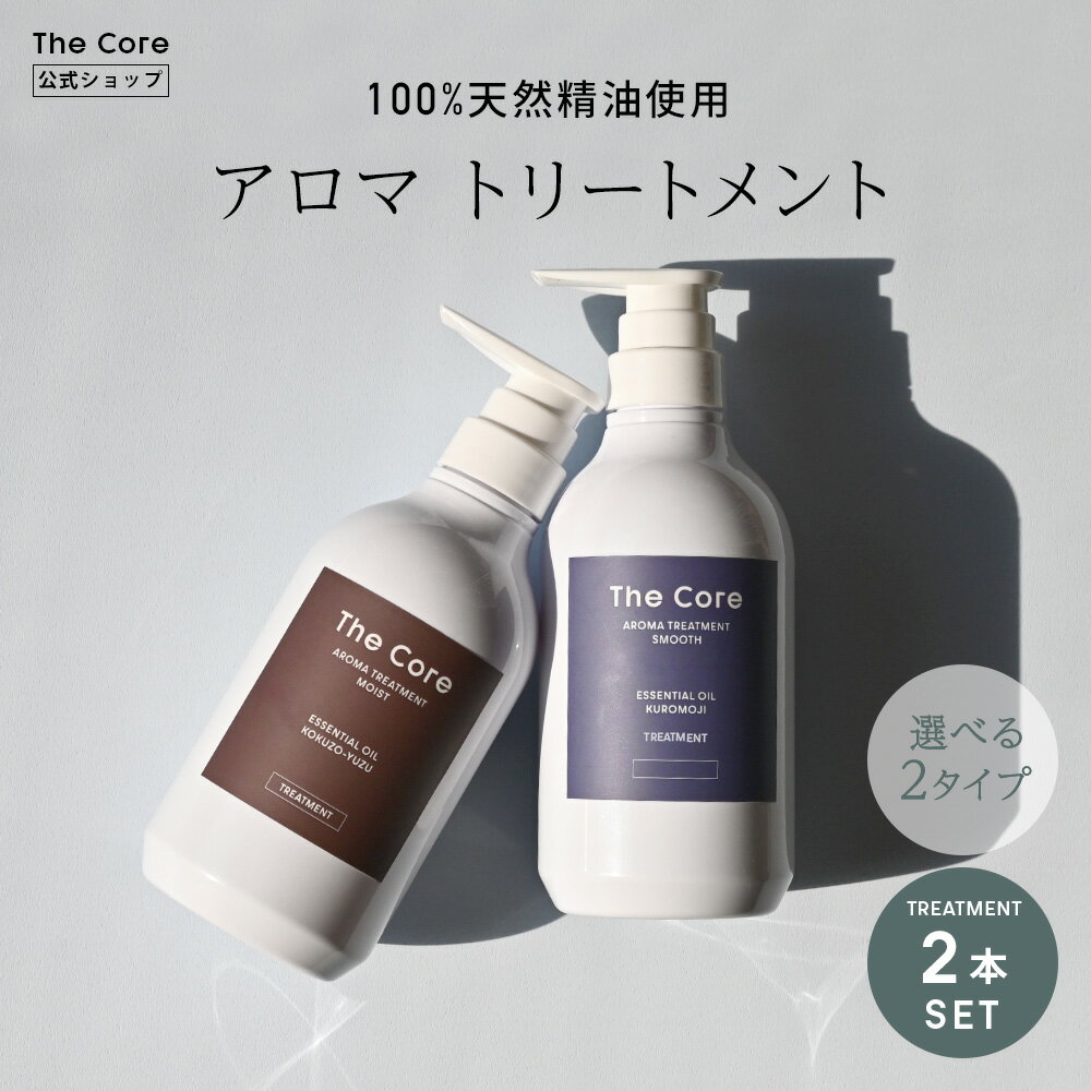 ＼マラソン限定割引／ ザ コア トリートメント 2本セット 各 500g ( トリートメント おすすめ ノンシリコン タンパク質 アミノ酸 高級 人気 頭皮ケア ヘマチン シャンプー ヘマチンシャンプー 抜け毛予防 エイジング カラーケア ハリコシ ）のサムネイル