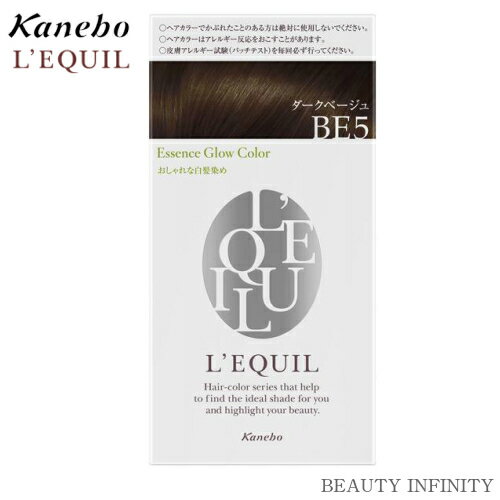 カネボウkaneboリクイールL’EQUILエッセンスグローカラーBE5ダークベージュ/ヘアカラー白髪染め市販白髪目立たないカラーおすすめ人気女性