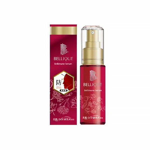 【日本製】BELLIQUE ベリーク ベリーミューンセラム【防】30mL 美容液 肌 キレイ 整肌 保護 ダメージ 肌荒れ 乾燥 保湿 ヒト幹細胞培養液10%配合 エイジングケア 朝晩 化粧品 コスメ 美容 女性 母の日 敬老の日 ギフト プレゼント