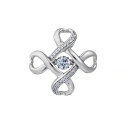 Crossfor New York タイニーピン Crossfor logo5 NY-T002 正規品 美しい 可愛い お洒落 輝く ブローチ シルバー ジュエリー アクセサリー スーツ レディース メンズ 女性 男性 彼女 彼氏 妻 旦那 誕生日 バレンタインデー ホワイトデー お祝い ギフト プレゼント(4)