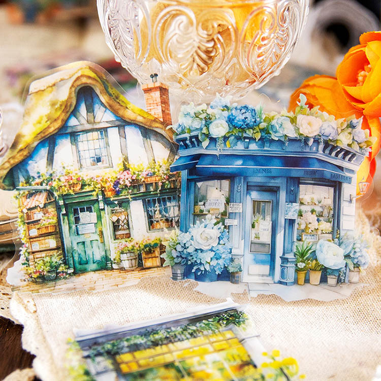 即日出荷 クリアシール 大きめ コラージュ 素材 シール 海外シール 花屋 小屋 部屋 建築 建物 町風景 おしゃれ 大人 かわいい 童話 小屋 ドア 扉 窓 ガーデン 植物 窓 神秘 幻想 生活雑貨 ヴィンテージ アンティーク レトロ デコレーション スクラップブッキング 手帳 DIY