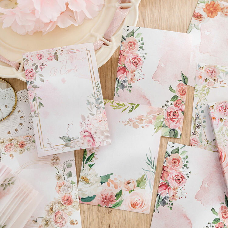 即日出荷 素材紙ブック 60枚 海外 便箋 メモ メモパッド 背景紙 素材紙 ブック スクラップブッキング コラージュ 素材 素材ペーパー 水彩画 花柄 フラワ...