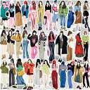 即日出荷 人物シール フレークシール 大きめ 女の子 イラストステッカー コラージュ素材 海外ステッカー 海外シール 大きめ 彼女 人物 ファッション シール ...