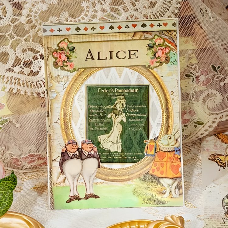 即日出荷 ヴィンテージ ペーパー 海外 レース 額縁 素材紙 背景紙 便箋 メモ アンティーク コラージュ 素材 レトロ デザインペーパー アリス レース柄 花柄 魔法 窓側 窓 枠 手紙 30枚 スクラップブッキング 素材ペーパー 紙もの 紙活 おしゃれ 手帳 日記 ハンドメイド DIY