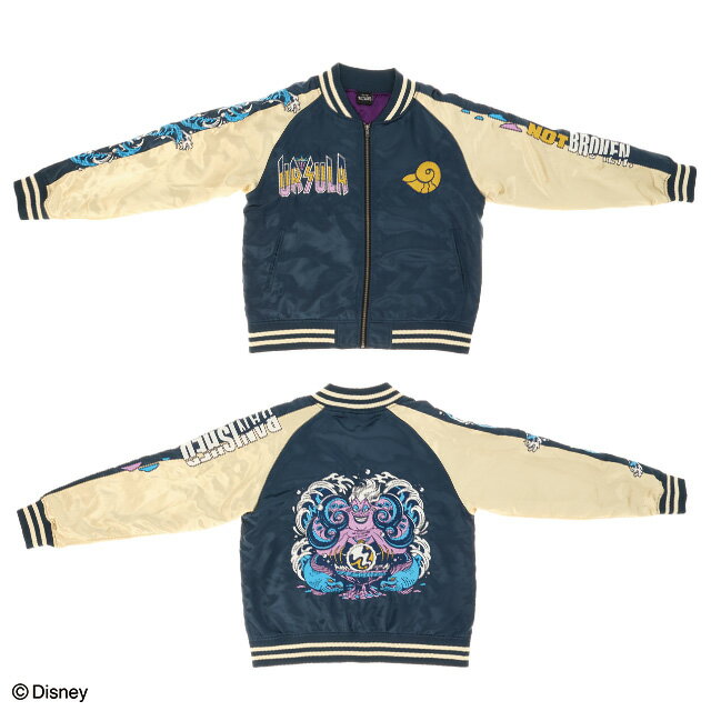 ディズニーヴィランズ ワールドツアー スカジャン 刺繍 キャラクター キャラジャン メンズ スタジャン スーベニアジャケット アウター ジャケット ブルゾン サテン 上着 おしゃれ 防寒 グッズ あったかい レディース ギフト おしゃれ セクシー Disney ディズニー ヴィランズ