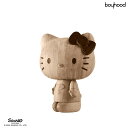 キャラクター オブジェ boyhood サンリオ ハローキティ オブジェ Hello Kitty 像 開運 風水 置物 財運 金運 インテリア オブジェ 置き物 木製 幸福 招き 御利益 ラッキーアイテム 運気アップ 縁起物 事務所 ビジネス運 ギャンブル運 魔除け 厄除け 開運グッズ 開運アイテム(3)