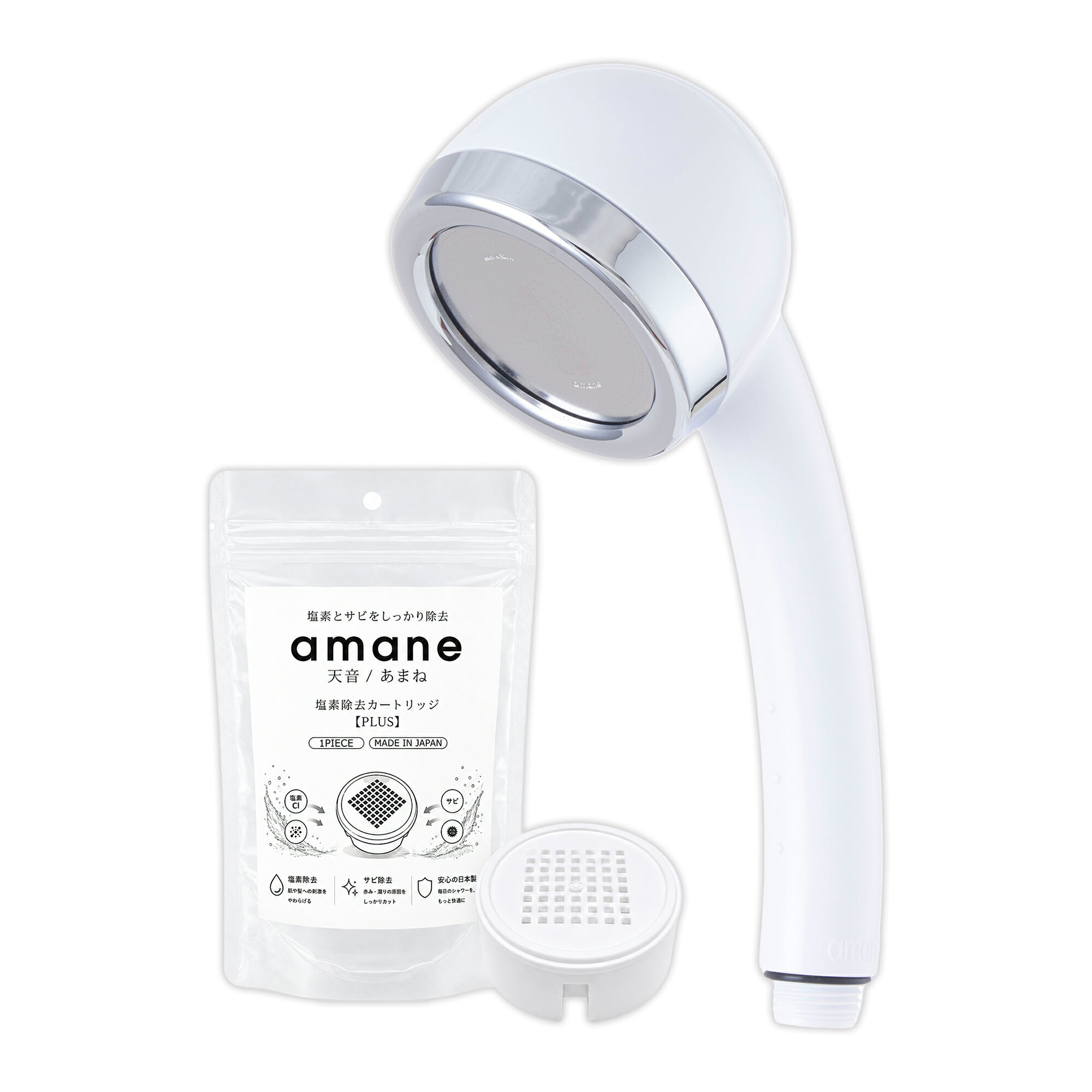 amane アマネ スタンダード シャワーヘッド マイクロナノバブル ホワイト 楽天市場】amane シャワーヘッド ホワイトの通販