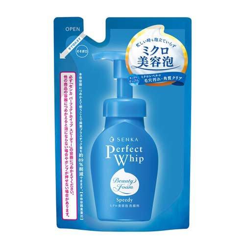 SENKA　パーフェクトホイップ　スピーディー つめかえ用 130ml 洗顔料 洗顔フォーム 洗顔 スキンケア ..