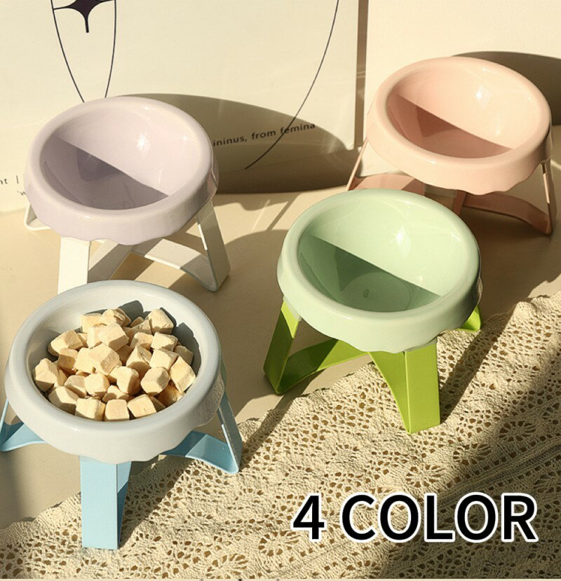 猫食器高さ調整陶器お皿首負担軽減碗...