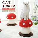 キャットタワー キノコ 小型 爪とぎポール キャットスクラッチポール 爪研ぎ 猫 ねこ 猫タワー キャットツリー ミニ 支柱 室内 小型 おもちゃ 爪とぎ つめとぎ シンプル ハウス お洒落 インテリア 可愛い つめとぎ 省スペース おもちゃ インテリア