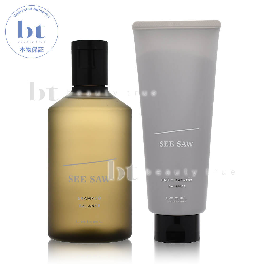 【送料無料(沖縄除く)】 ルベル シーソー シャンプーB (バランス) 250ml & トリートメント B (バランス) 200ml　セット 【正規品】 シーソウ リニューアル後継品のサムネイル