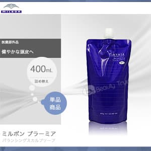 ミルボン プラーミア バランシングスカルプソープ 400ml 詰め替え バランシング スカルプソープ 頭皮 ふけ かゆみ スカルプケア シャンプー