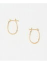 K10 パイプ オーバル フープピアス BEAUTY&YOUTH UNITED ARROWS ビューティー&ユース ユナイテッドアローズ アクセサリー・腕時計 ...