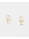 K18 クロス ピアス BEAUTY&YOUTH UNITED ARROWS ビューティー&ユース ユナイテッドアローズ アクセサリー・腕時計 ピアス ゴールド...