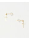 K10 クロス ピアス BEAUTY&YOUTH UNITED ARROWS ビューティー&ユース ユナイテッドアローズ アクセサリー・腕時計 ピアス ゴールド...