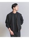 ユナイテッドアローズ アウター メンズ 【WEB限定 WARDROBE SMART】ライト ツイル MA-1 ブルゾン BEAUTY&YOUTH UNITED ARROWS ビューティー＆ユース　ユナイテッドアローズ ジャケット・アウター MA-1 ブラック カーキ【送料無料】[Rakuten Fashion]