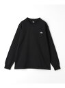 ＜THE NORTH FACE＞ ロングスリーブ ヌプシ コットン ティー monkey time BEAUTY YOUTH ビューティー＆ユース ユナイテッドアローズ トップス カットソー Tシャツ ブラック【送料無料】 Rakuten Fashion