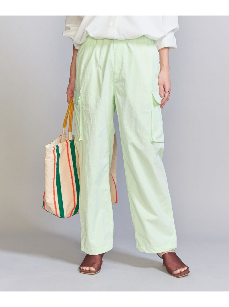 【SALE／50%OFF】ナイロン カーゴパンツ -ウォッシャブル- BEAUTY&YOUTH UNITED ARROWS ビューティー＆ユース　ユナイテッドアローズ パンツ カーゴパンツ グリーン ホワイト ネイビー【RBA_E】【送料無料】[Rakuten Fashion]のサムネイル