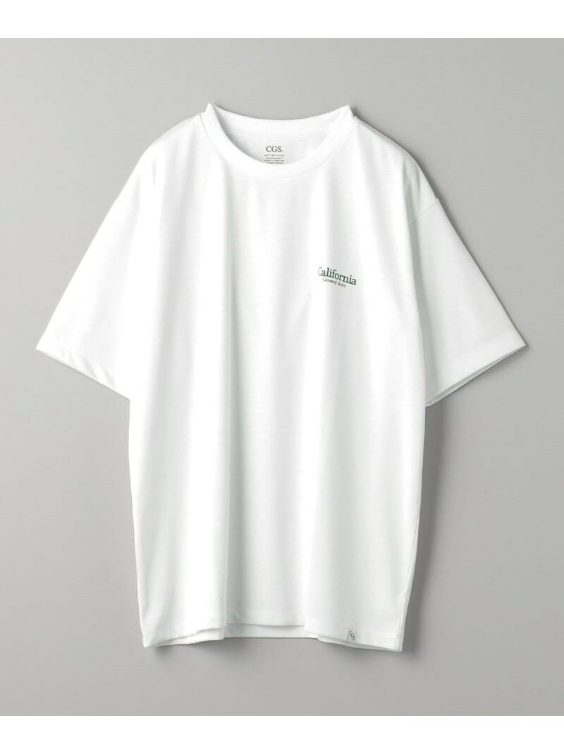 ＜CGS.＞ リサイクルポリエステル ロゴ ラック Tシャツ -MADE IN JAPAN- California General Store ビューティー＆ユース ユナイテッドアローズ トップス カットソー Tシャツ ホワイト ブラック グレー【送料無料】 Rakuten Fashion