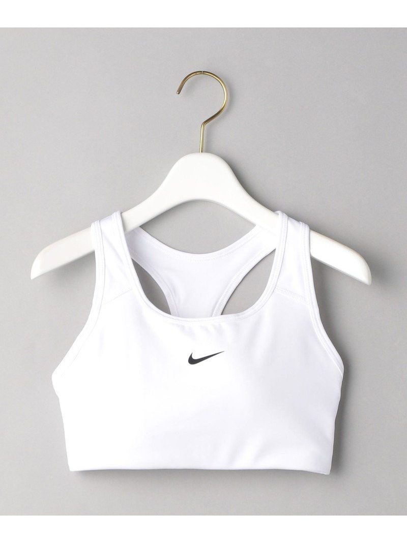 ＜NIKE(ナイキ)＞SWOOSH ブラ 2 NIKE ビューティ＆ユース ユナイテッドアローズ スポーツ/水着 スポーツウェア ブラック ホワイト[Rakuten Fashion]