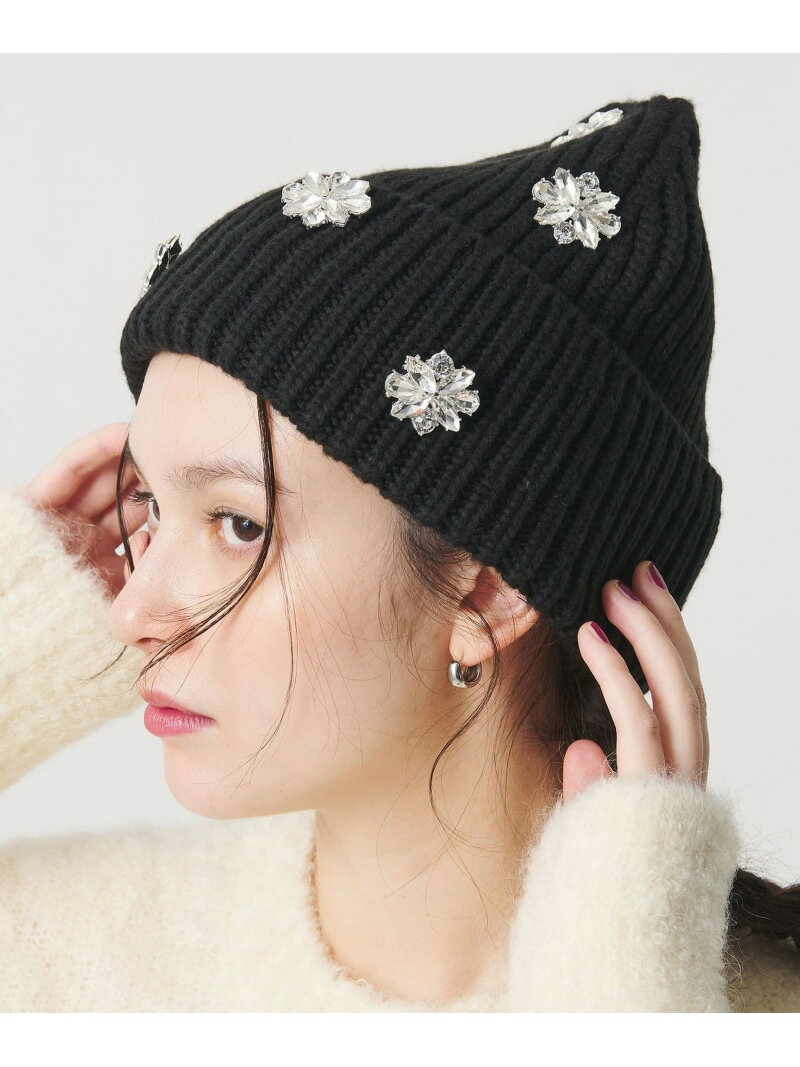 ＜UGG＞エンベリッシュド ニット カフ ビーニー BEAUTY&YOUTH UNITED ARROWS ビューティー＆ユース　ユナイテッドアローズ 帽子 ニット帽・ビーニー ブラック【送料無料】[Rakuten Fashion]のサムネイル