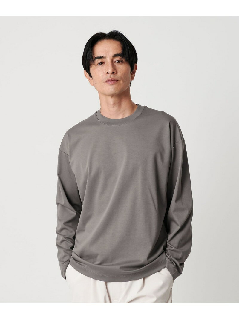 プラチナ ポンチ クルーネック カットソー 抗菌防臭 BEAUTY&YOUTH UNITED ARROWS ビューティー＆ユース..