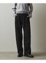 <Steven Alan>コットンギャバジン タルパンツ Steven Alan ビューティー&ユース ユナイテッドアローズ パンツ チノパンツ ブラック ベー...