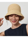 ラフィア バケットハット BEAUTY&YOUTH UNITED ARROWS ビューティー&ユース ユナイテッドアローズ 帽子 ハット グリーン ブラウン ホ...