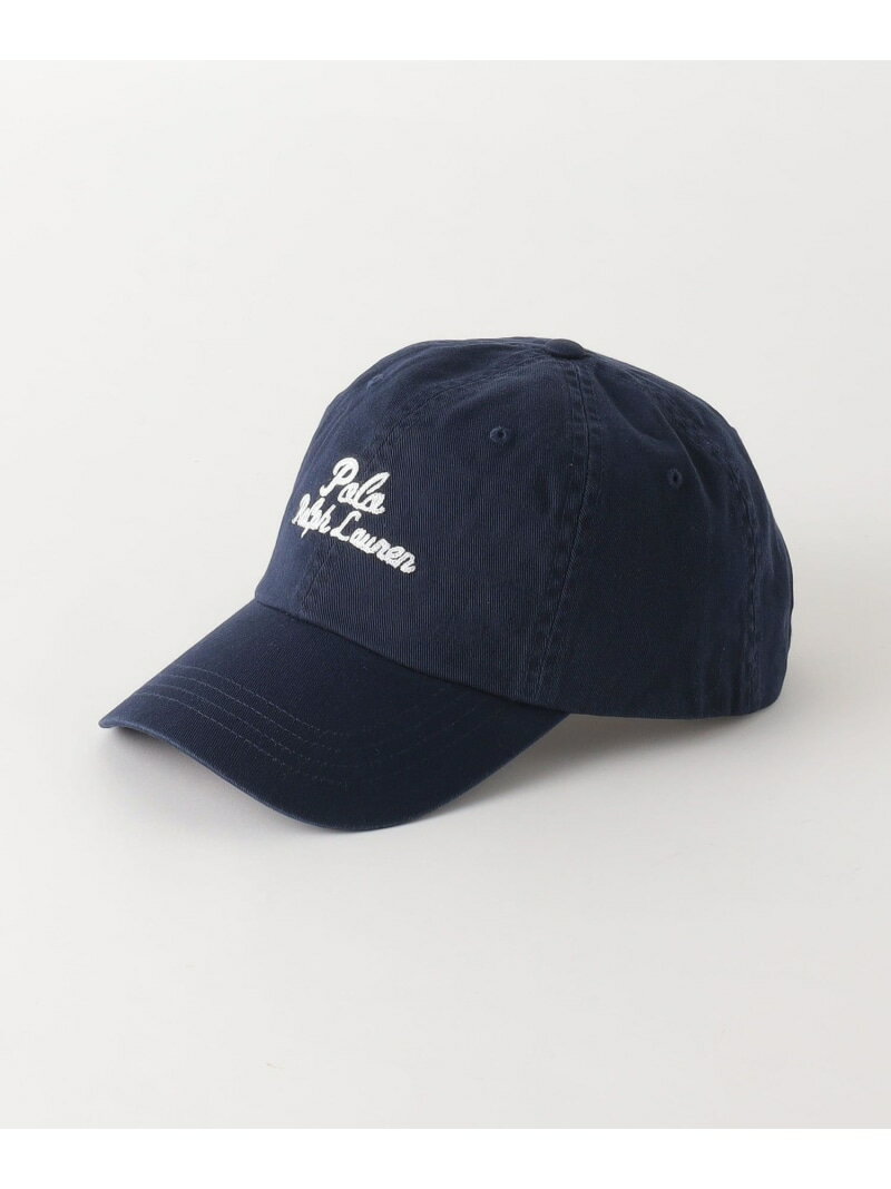 ＜POLO RALPH LAUREN＞ ロゴ キャップ BEAUTY YOUTH UNITED ARROWS ビューティー＆ユース ユナイテッドアローズ 帽子 キャップ ネイビー ホワイト【送料無料】 Rakuten Fashion