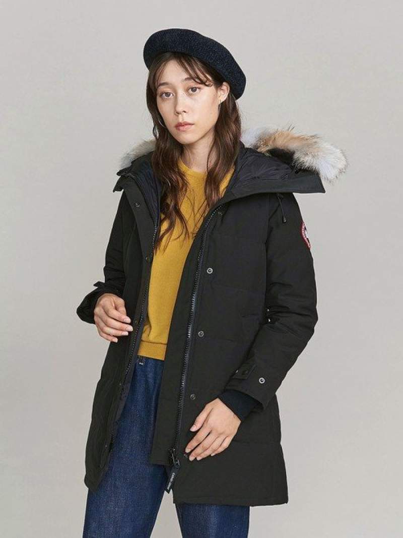 ＜CANADAGOOSE(カナダグース)＞SHELBURNEPARKAダウンジャケット ̈: BEAUTY&YOUTH UNITED ARROWS ビューティー＆ユース　ユナイテッドアローズ ジャケット・アウター ダウンジャケット・ダウンベスト ブラック ネイビー【送料無料】[Rakuten Fashion]