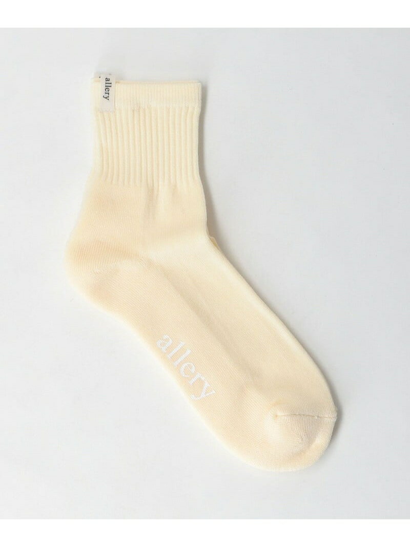 ビューティ&ユース ユナイテッドアローズ サイドゴアブーツ メンズ 【別注】 ＜allery＞ SILKET QT SOCKS/ソックス BEAUTY&YOUTH UNITED ARROWS ビューティー＆ユース　ユナイテッドアローズ 靴下・レッグウェア 靴下 ホワイト ブラック[Rakuten Fashion]