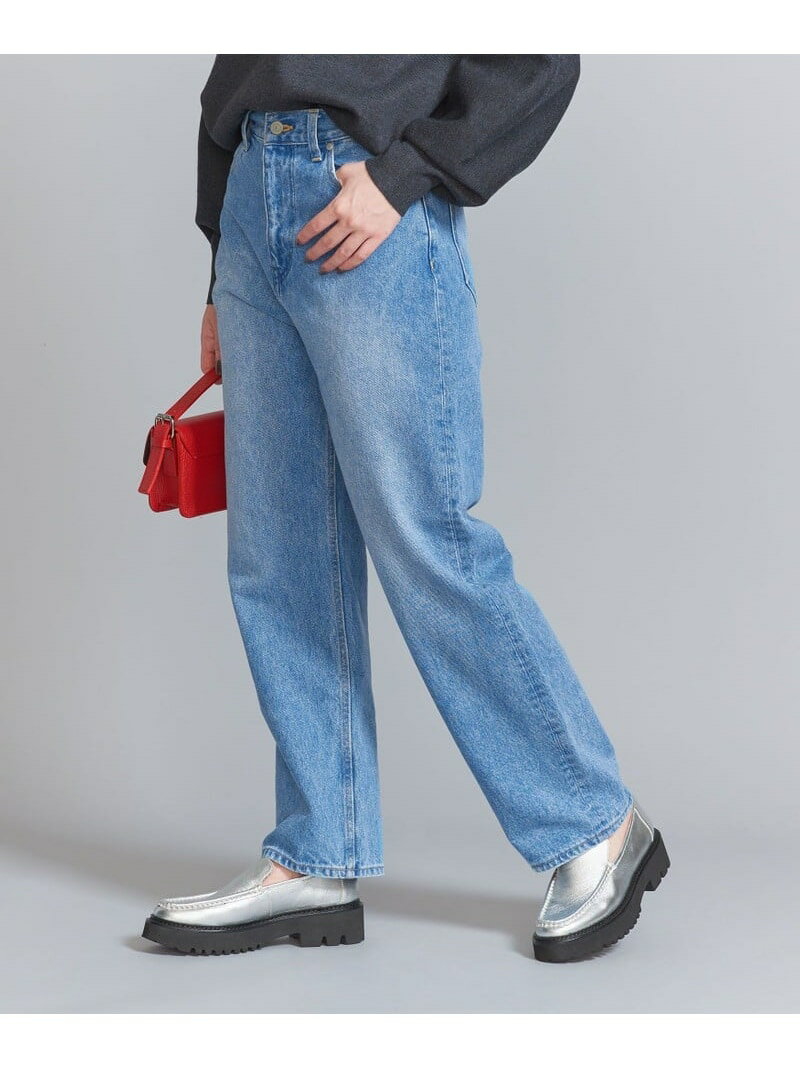 【SALE／40%OFF】ヴィンテージライク ストレートデニム パンツ BEAUTY&YOUTH UNITED ARROWS ビューティー＆ユース　ユナイテッドアローズ パンツ ジーンズ・デニムパンツ ネイビー【RBA_E】【送料無料】[Rakuten Fashion]のサムネイル