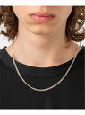 ＜monkey time＞ OVAL CHAIN NECKLACE 50/ネックレス BEAUTY YOUTH UNITED ARROWS ビューティー＆ユース ユナイテッドアローズ アクセサリー 腕時計 ネックレス シルバー【送料無料】 Rakuten Fashion