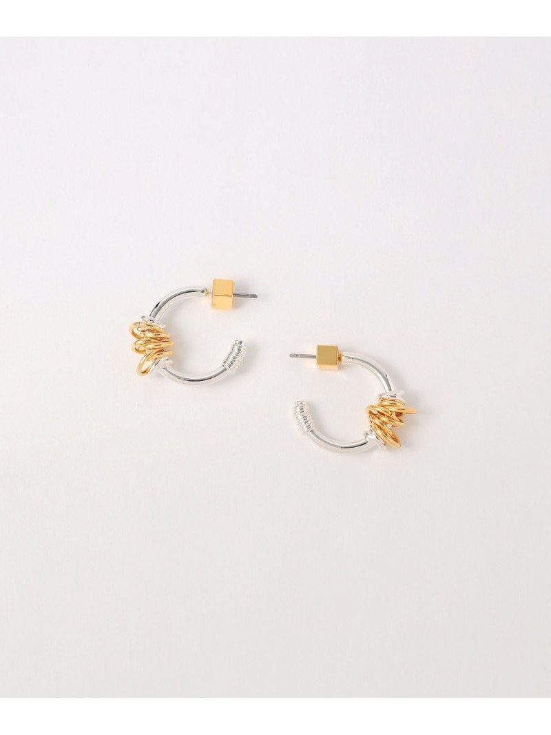 【SALE／15%OFF】＜LAPUIS＞Double Coil フープピアス BEAUTY&YOUTH UNITED ARROWS ビューティー＆ユース　ユナイテッドアローズ アクセサリー・腕時計 ピアス【RBA_E】【送料無料】[Rakuten Fashion]のサムネイル