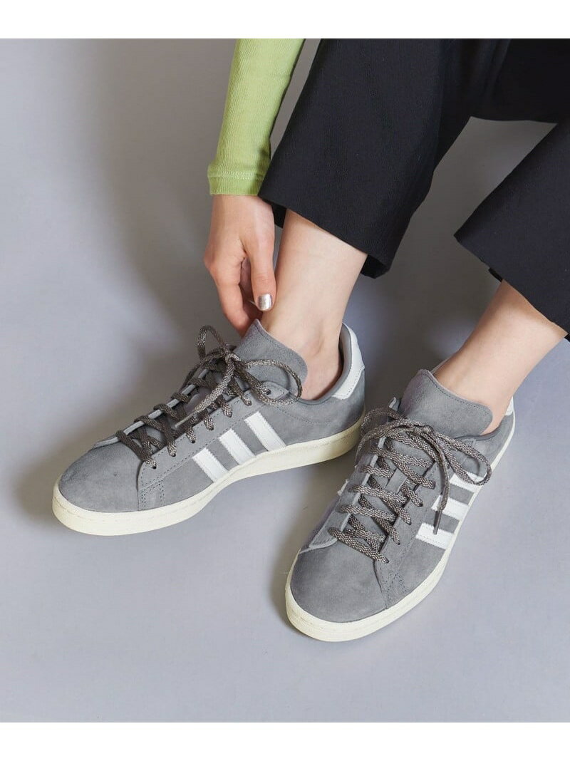 【WEB限定】＜adidas Originals＞CAMPUS 80/スニーカー BEAUTY&YOUTH UNITED ARROWS ビューティー＆ユース　ユナイテッドアローズ シューズ・靴 スニーカー グレー ブラック【送料無料】[Rakuten Fashion]