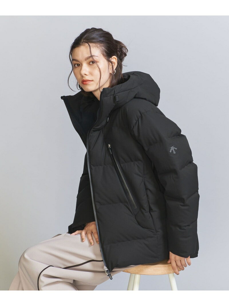 【別注】＜DESCENTE ALLTERRAIN＞水沢ダウン オーバーサイズマウンテニア BEAUTY&YOUTH UNITED ARROWS ビューティー＆ユース　ユナイテッドアローズ ジャケット・アウター ダウンジャケット・ダウンベスト ブラック カーキ【送料無料】[Rakuten Fashion]