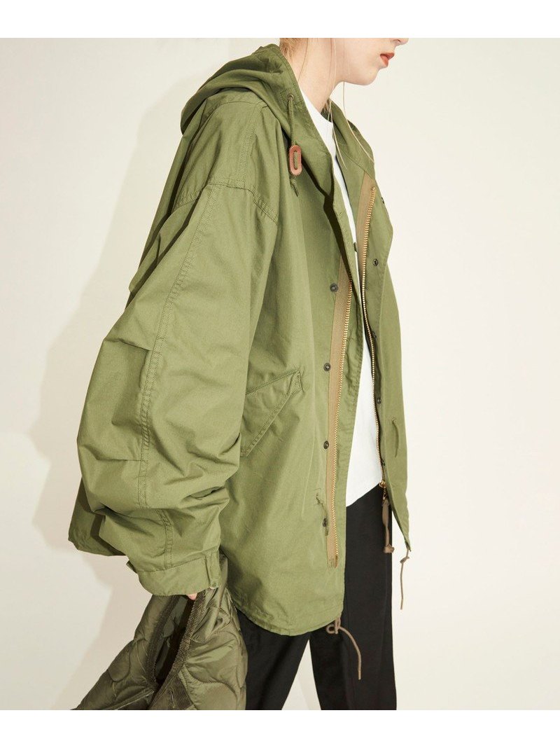 【別注】＜Shinzone＞キルティングライナー パーカージャケット -3WAY- BEAUTY & YOUTH UNITED ARROWS ビューティ＆ユース ユナイテッドアローズ コート/ジャケット ミリタリージャケット カーキ ブラック【送料無料】[Rakuten Fashion]