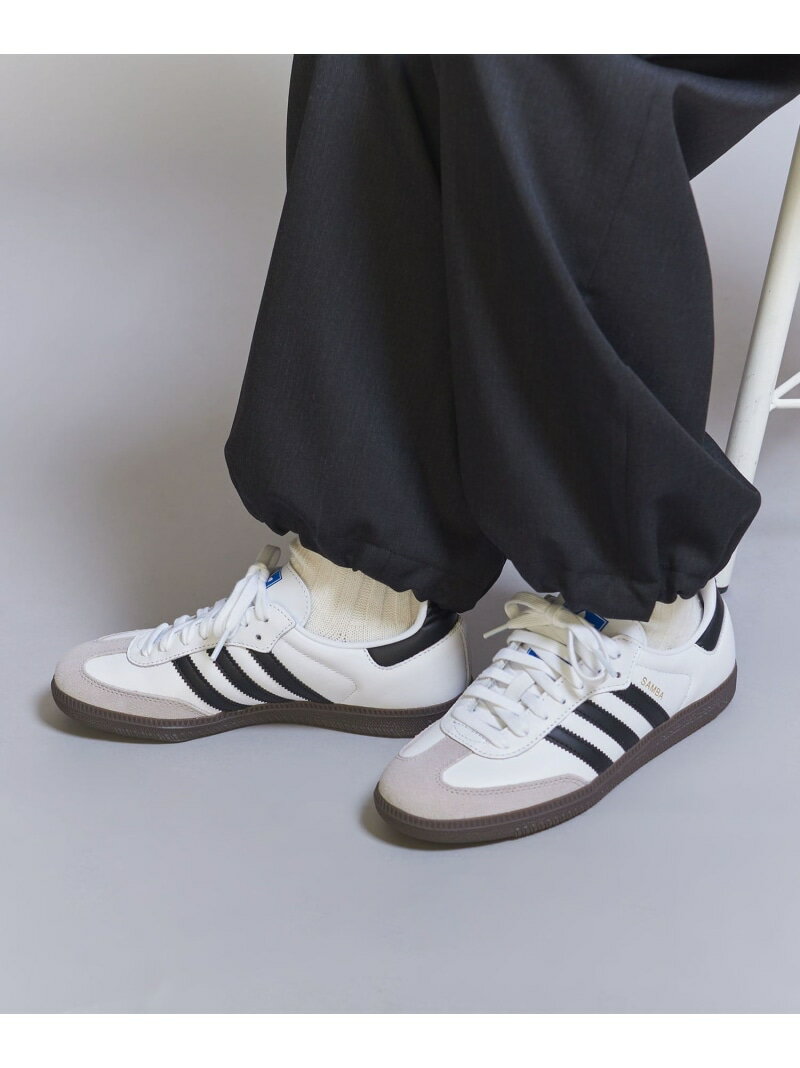 ＜adidas Originals＞SAMBA OG/スニーカー BEAUTY&YOUTH UNITED ARROWS ビューティー＆ユース ユナイテッドアローズ シューズ・靴 スニーカー ホワイト ブラック【送料無料】[Rakuten Fashion]