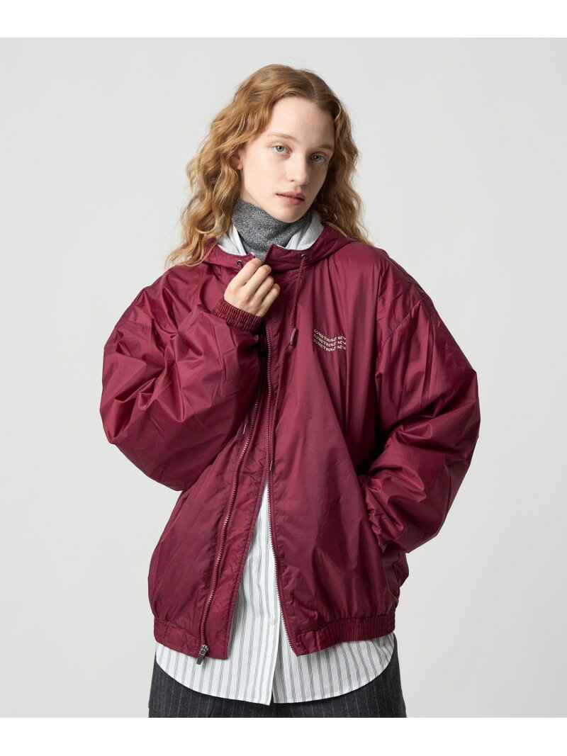＜6(ROKU)＞フーデッド ナイロン ジャケット WINE 6(ROKU) ビューティー＆ユース　ユナイテッドアローズ ジャケット・アウター ナイロンジャケット ワインレッド【送料無料】[Rakuten Fashion]のサムネイル