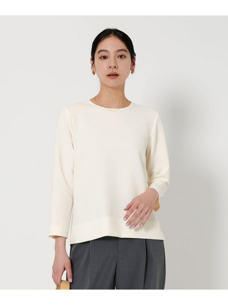 【SALE/10%OFF】ダブルクロス クルーネック ブラウス BEAUTY&YOUTH UNITED ARROWS ビューティー&ユース ユナイテッドアローズ...