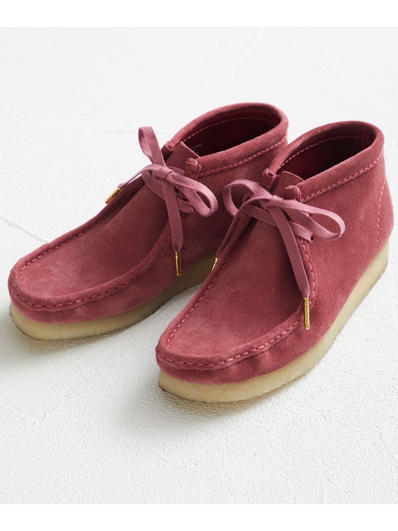 【国内EXCLUSIVE】＜Clarks＞スエード ワラビーブーツ BEAUTY & YOUTH UNITED ARROWS ビューティ＆ユース ユナイテッドアローズ シューズ モカシン ピンク【送料無料】[Rakuten Fashion]