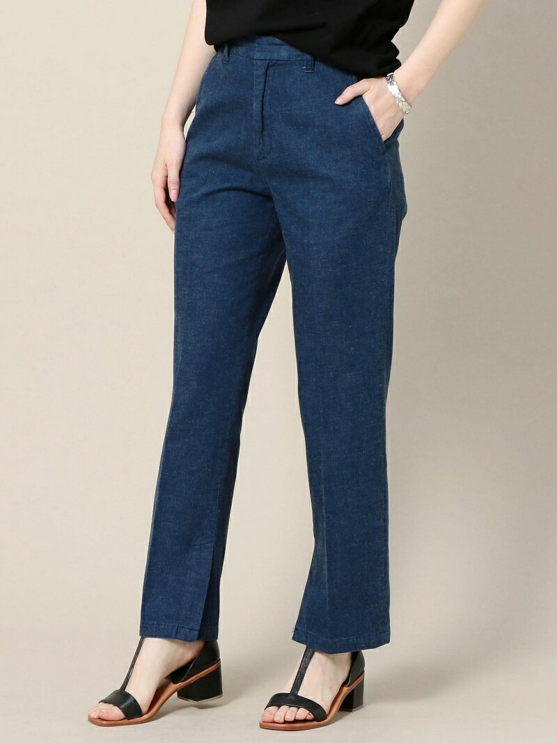 【SALE／30%OFF】＜SERGE de bleu＞スリットデニムパンツ BEAUTY&YOUTH UNITED ARROWS ビューティー＆ユース　ユナイテッドアローズ パンツ その他のパンツ ネイビー【RBA_E】【送料無料】[Rakuten Fashion]のサムネイル